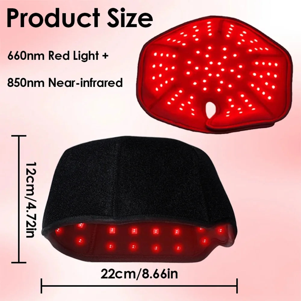 NEW 100LEDs Red Light Therapy For Hair Fast Growth Cap 3in1  Infrared Light 660nm 850nm Therapy Device For Hair Loss Treatment