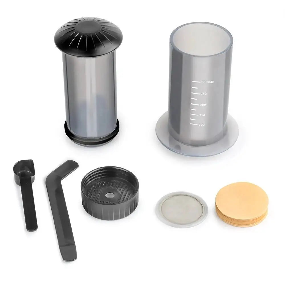 Espresso Coffee Maker Portable Cafe French Press CafeCoffee Pot For AeroPress Machine with 50pcs Filters Paper Kit Barista Tools