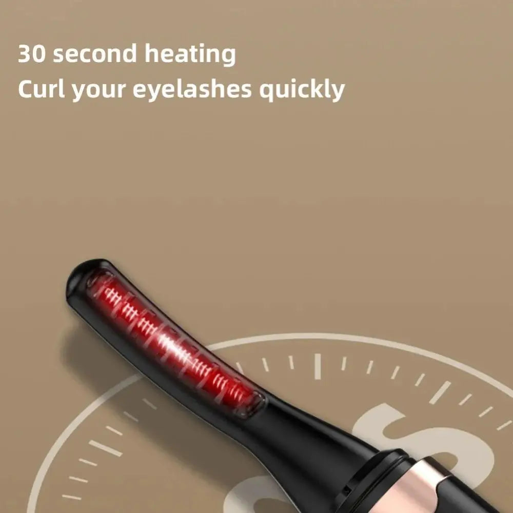 Long Lasting Electric Heated Eyelash Curler 4 Modes Temperature Anti-scald Portable Eyelash Curling Device LED Screen Effortless