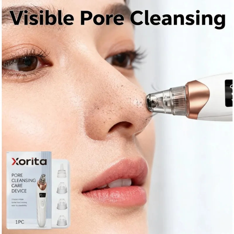 Blackhead Remover Pore Vacuum, Facial Pore Cleaner - 5 Suction Power, 5 Probes, USB Rechargeable