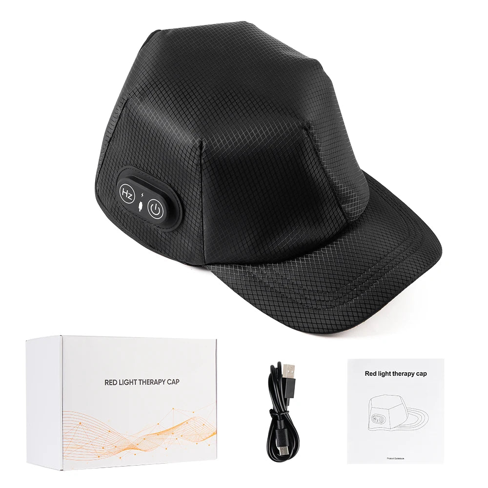 Red Light 650nm+850nm Infrared Hair Growth Cap Hair Loss Treatment Hat Anti Hair Loss Restore Hair Thickness Hair Regrowth Care