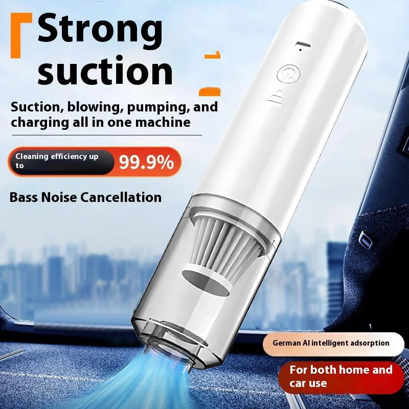 Mini Car Vacuum Cleaner Cleaning Powerful Suction Handheld Car Vacuum Cleaner Rechargeable for Car and Home Auto Vacuum Cleaner