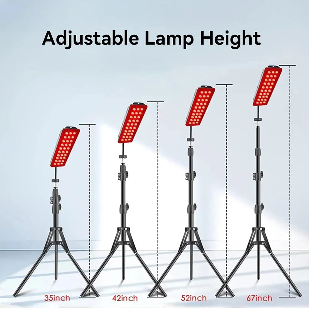 LED Red Light Therapy Lamp LED Infrared Light Therapy 660nm&850nm Near Infrared Light Device Full Body Pain Relief Skin Care