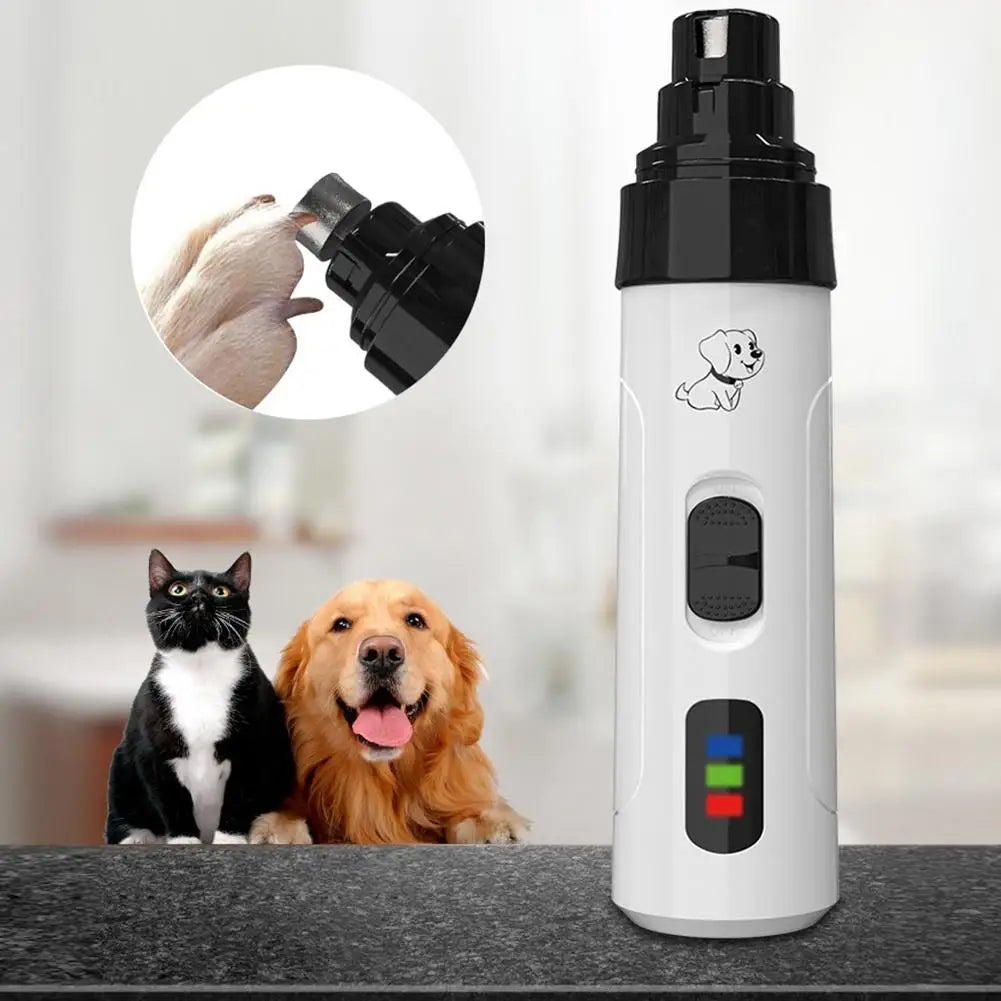 Painless Electric Dog Nail Grinder for Small Large Dog Cat Nail Clippers Pet Paws Nail Grooming USB Charging Trimmer Pet Supplie