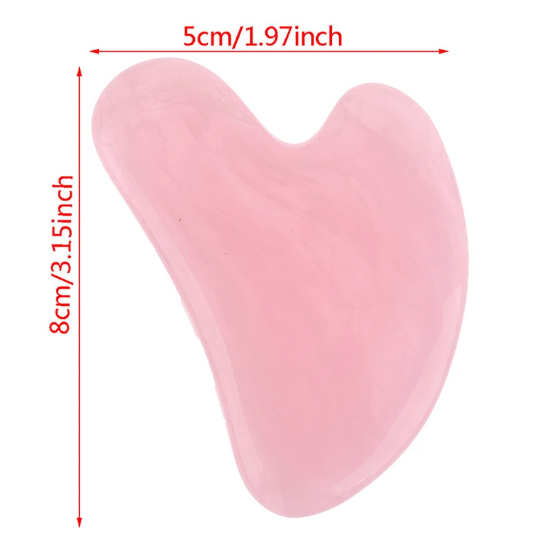 1pcs Guasha Scraping Massage Scraper Face Massager Acupuncture Gua Sha Board