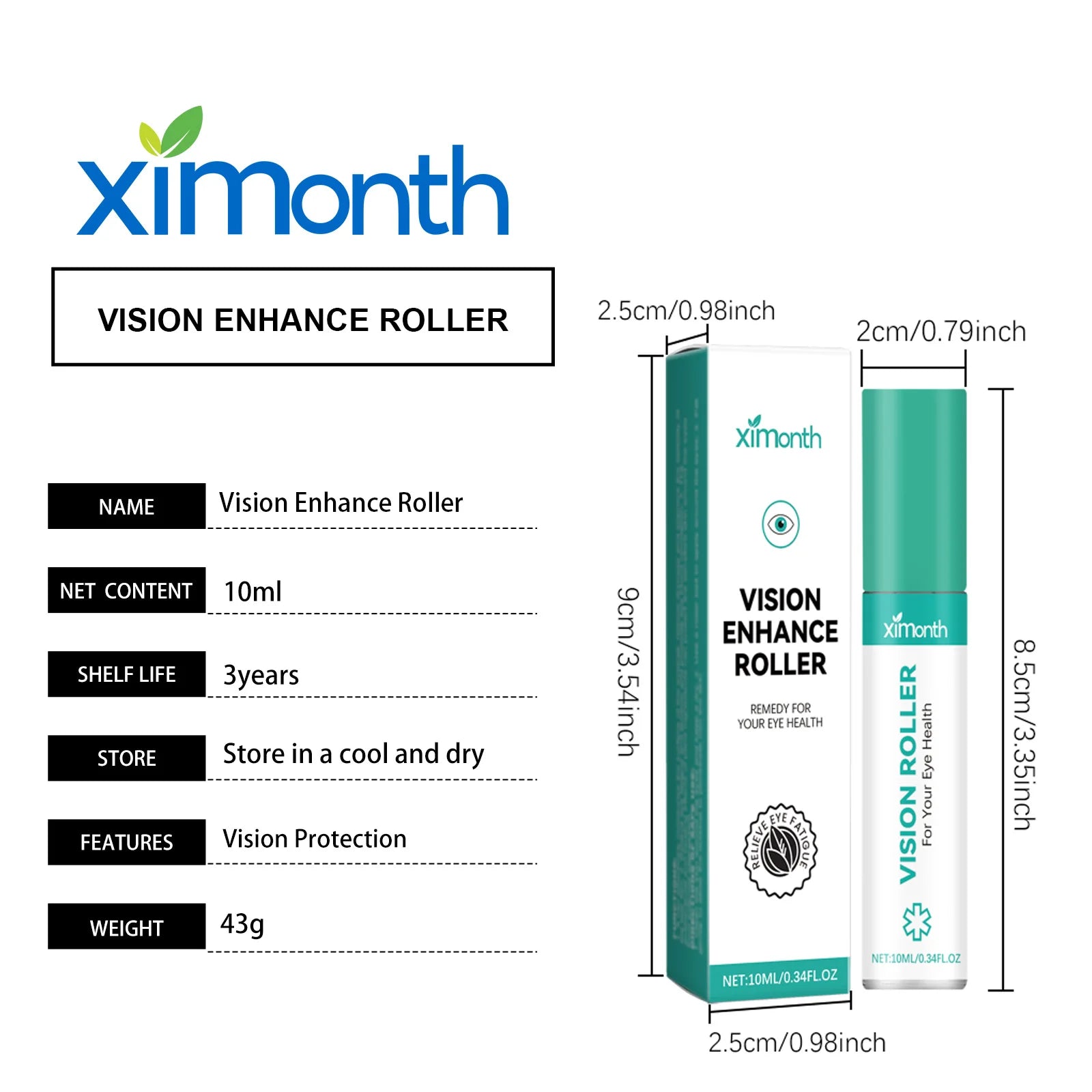 Eye Comfort Care Roller - Gentle Massage for Relieving Eye Fatigue & Discomfort, Perfect for Daily Office & Nighttime Use