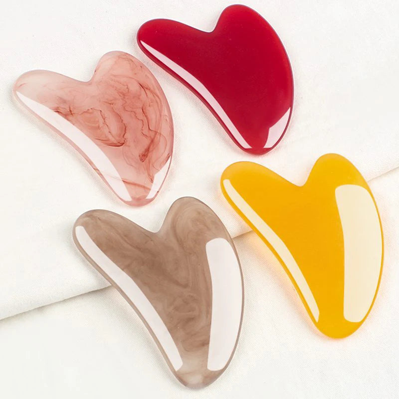 1Pcs Resin Guasha Stone For The Face Roller Gouache Scraper Guasha Stone Face Roller Gua Sha Tool Face Roller Massager