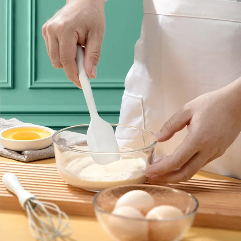Silicone Kitchen Utensils Food Grade Non-stick Cooking Baking Spatula Silicone Oil Brush Egg Whisk Food Clip Kitchen Accessor