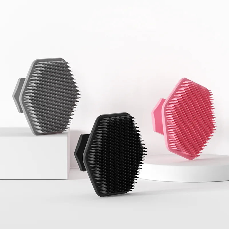 Silicone Cleaning Brush Face Cleansing Scrubber Massager Manual Facial Cleansing Brush Exfoliating Gentle Beard Skin Care Tool