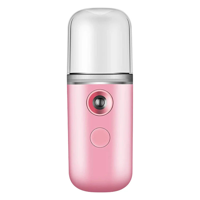 Nano Facial Hydrator Sprayer Portable Face Steamer Nebulizer Home Travel Use Mini Rechargeable Humidifier Beauty Skin Care Tools