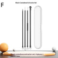 Blackhead Remover Pimple Popper Tool Set Reusable Safe Acne Extractor Kit for Daily Face Cleaning Use
