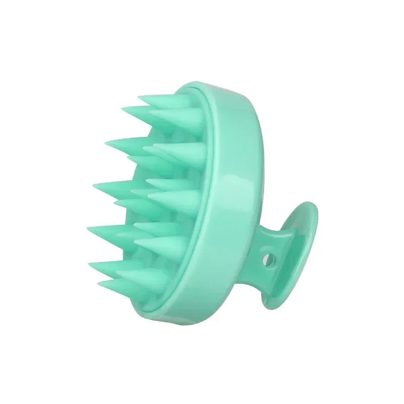 2-in-1 Silicone Scalp Massager & Shampoo Brush - Painless Hair Growth Stimulator for Shower, Gentle Head Spa Tool