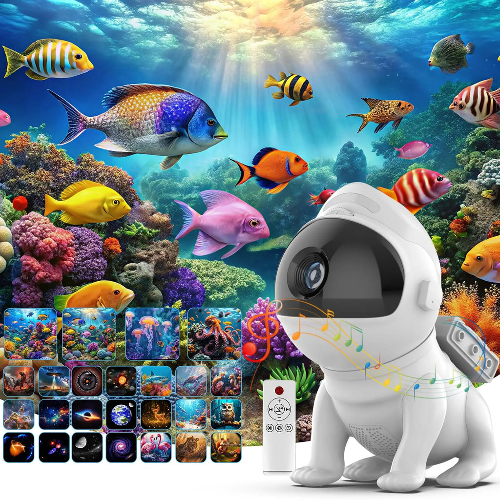 Galaxy Projector Pro HD 25 in 1 Star Projector Galaxy Light Timer White Noise Bluetooth LED Space Lamp Bedroom Decor for Adults