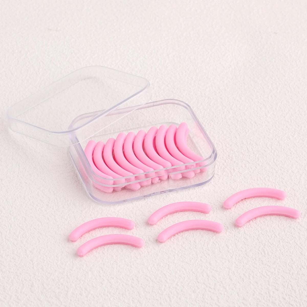30pcs Silicone Rubber Strip for Eyelash Curler, Soft Silicone Replacement Pad for Eyelash Curler, Universal Eyelash Curler.