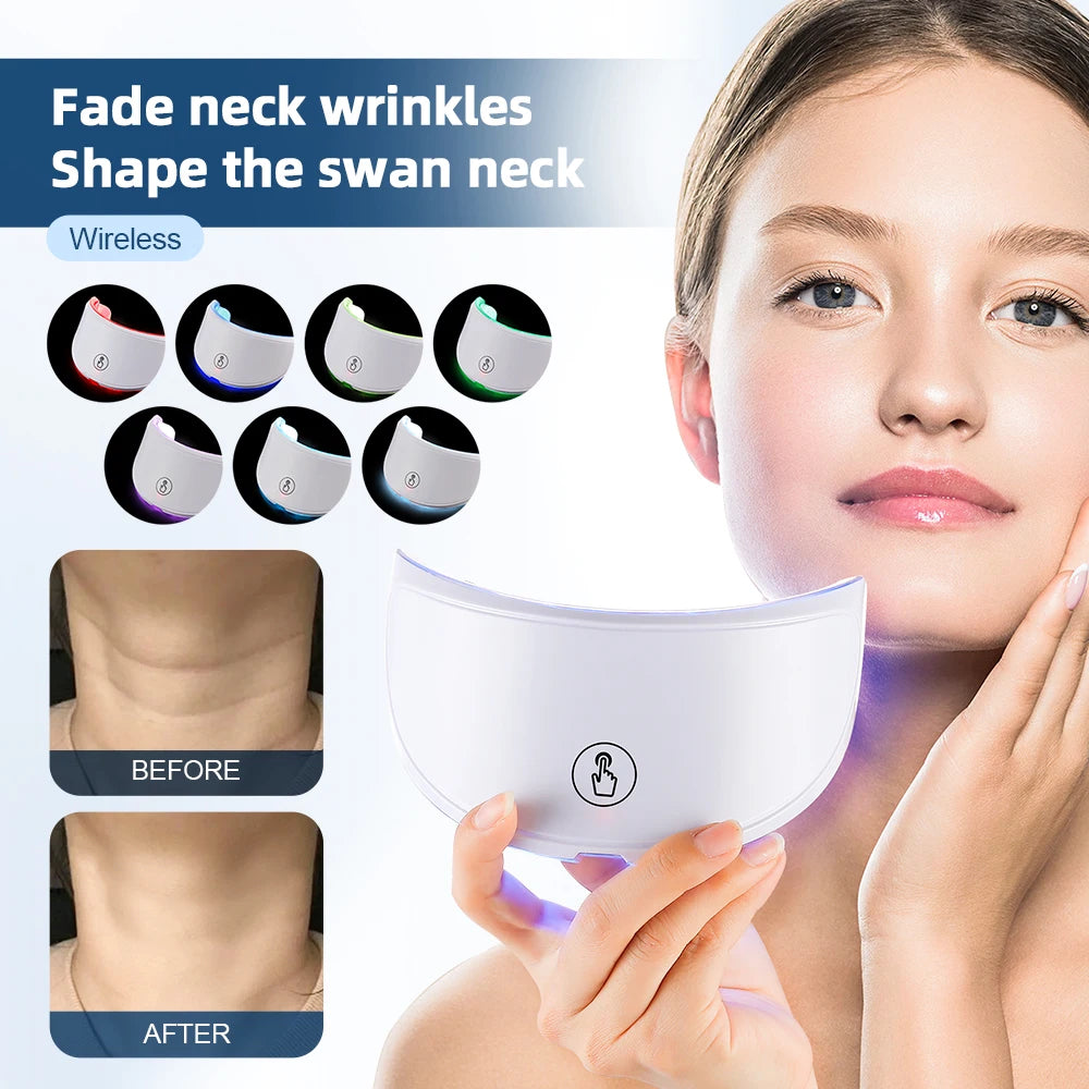 Neck Anti-aging Mask Skin Tightening Lifting Neck Beauty Device Brighten Skin Rejuvenation Improve Neck Muslc Sagging