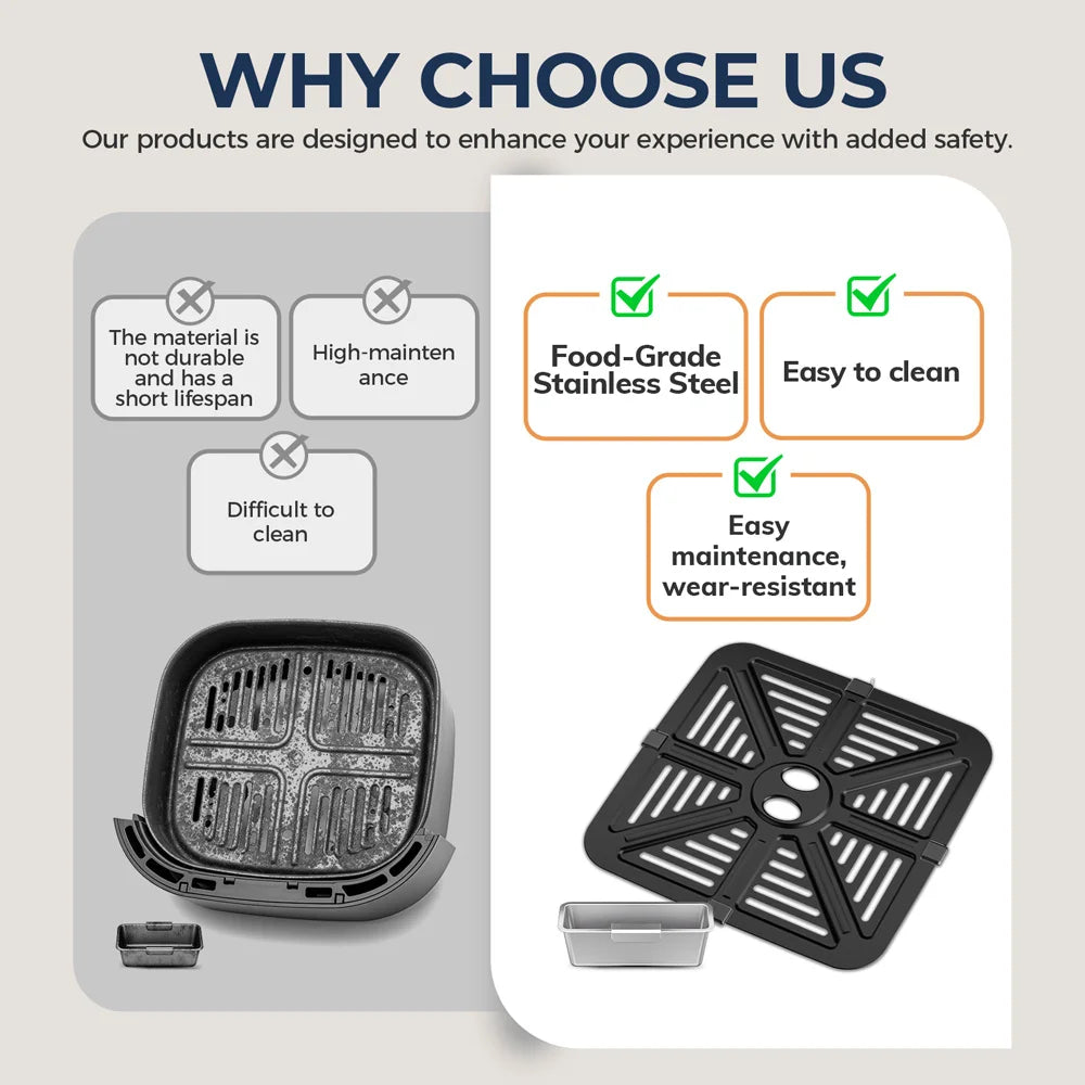 Air Fryer Grill Accessories for ROUNY TC-405/T3