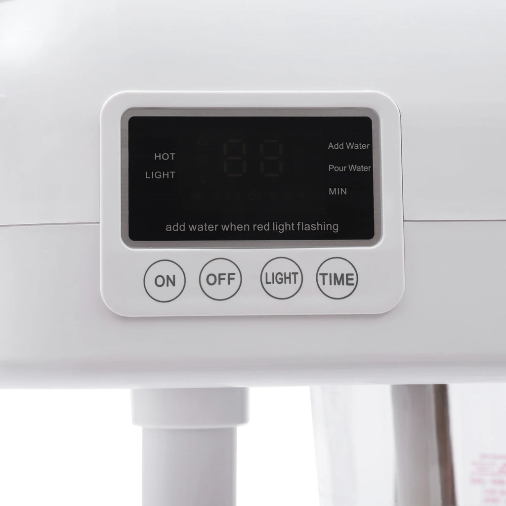 750w Standing Facial Steamer LCD Ozone Facial Steamer Professional for Clean Skin, Skin Care Spa with Hot Mist