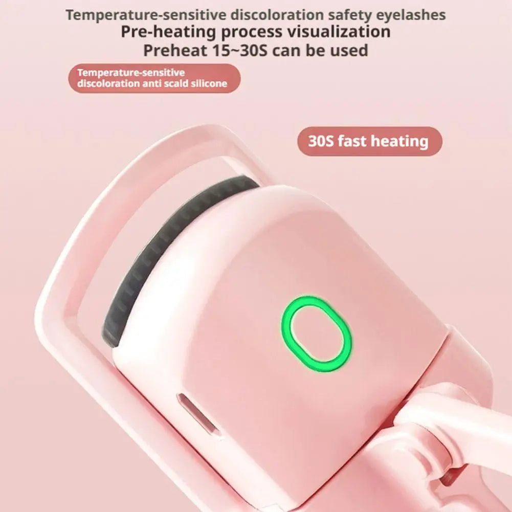 Rechargeable Eyelash Curler ABS Craftsmanship Electric Lash Curler Heated Eyelash Curler Silicone Pads For Eyelash Protection