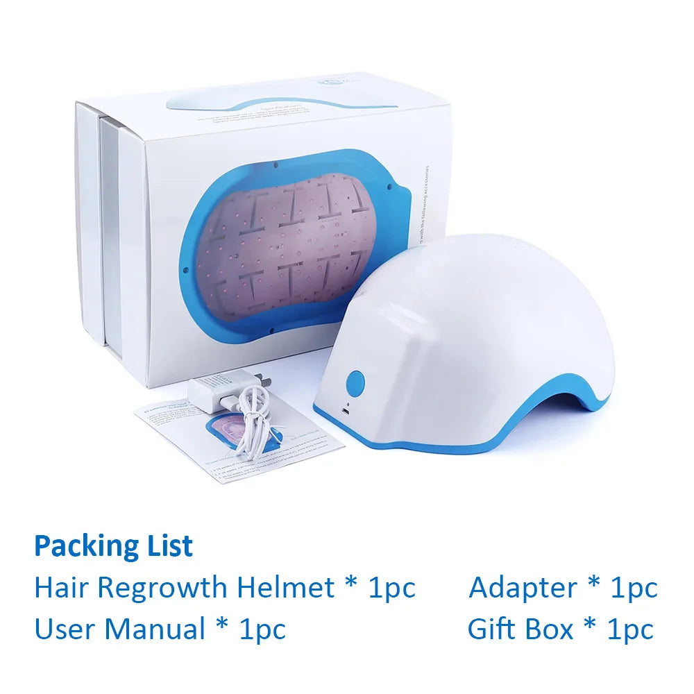 Laser Hair Regrowth Helmet Men Hair Growth Cap Hair Loss Laser Treatment Anti Hair Loss Scalp Care Device