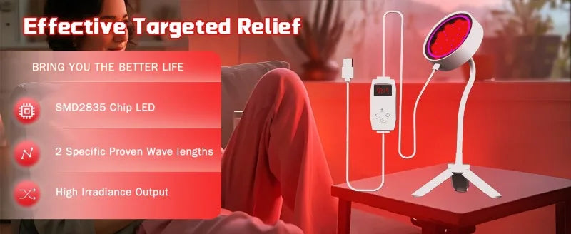 660nm 850nm 10W Led Far Infrared and Red Light Therapy Par Light for Body Skin Care Recovery Healing Pain Relief