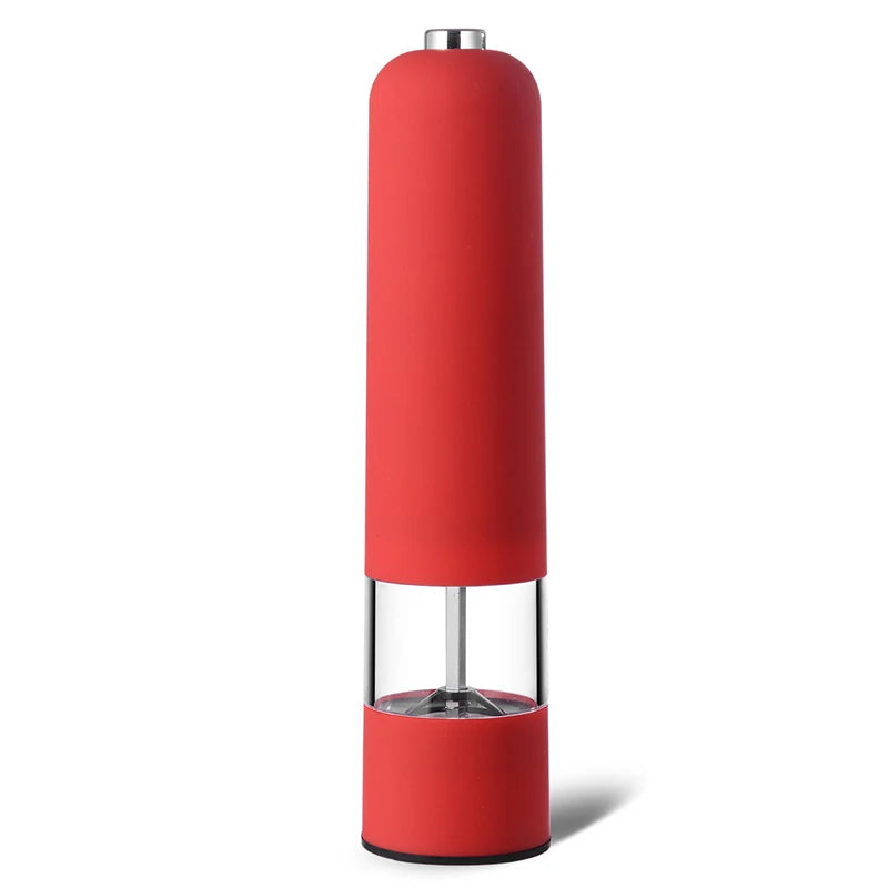 Electric Salt and Pepper Grinder Set - Automatic Spice Grinder, Adjustable Coarseness - Perfect for Cooking and Grilling!