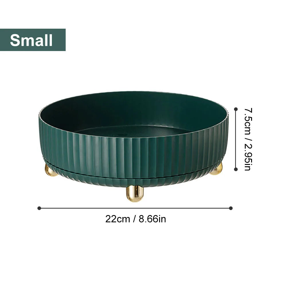 1PCS Cosmetic Perfume Organizer, 360° Rotating Cosmetic Organizer, Large Capacity Cosmetic Organizer for Living Room Bedroom.