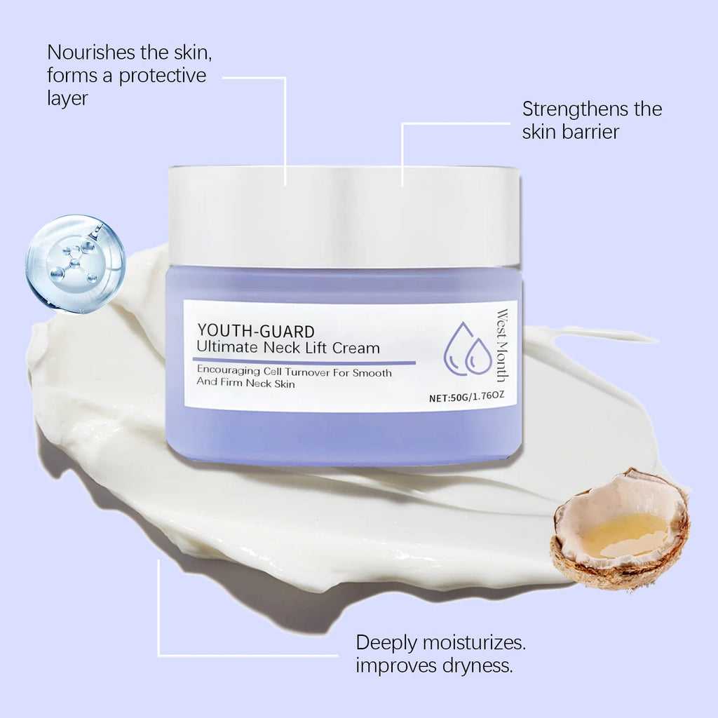 Neck Lift Cream Eliminate Neck Fine Lines Deeply Moisturizing Hydrate Firming Tightening Rejuvenation Nourishing Neck Care Cream