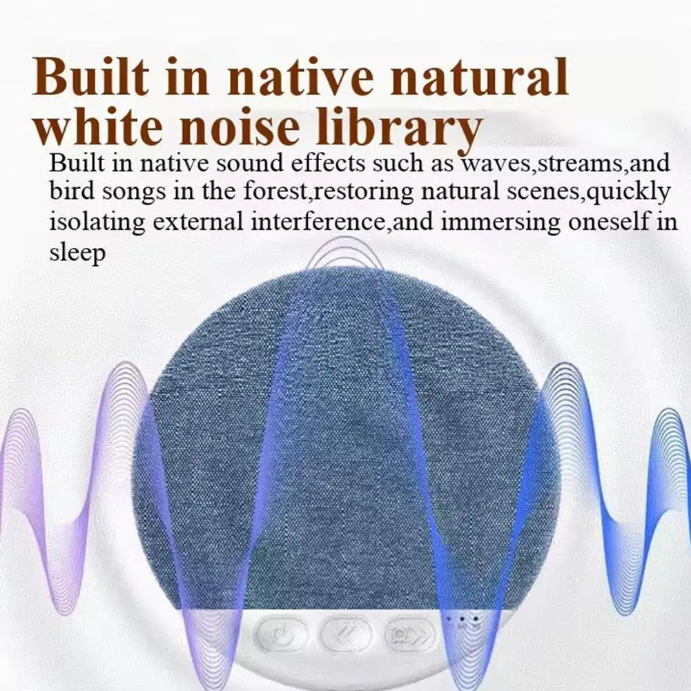 Bluetooth Pillow Speaker Wireless Sleep Music Player Under Pillow White Noise Machine 9D Stereo Timer Auto-Off for Insomnia