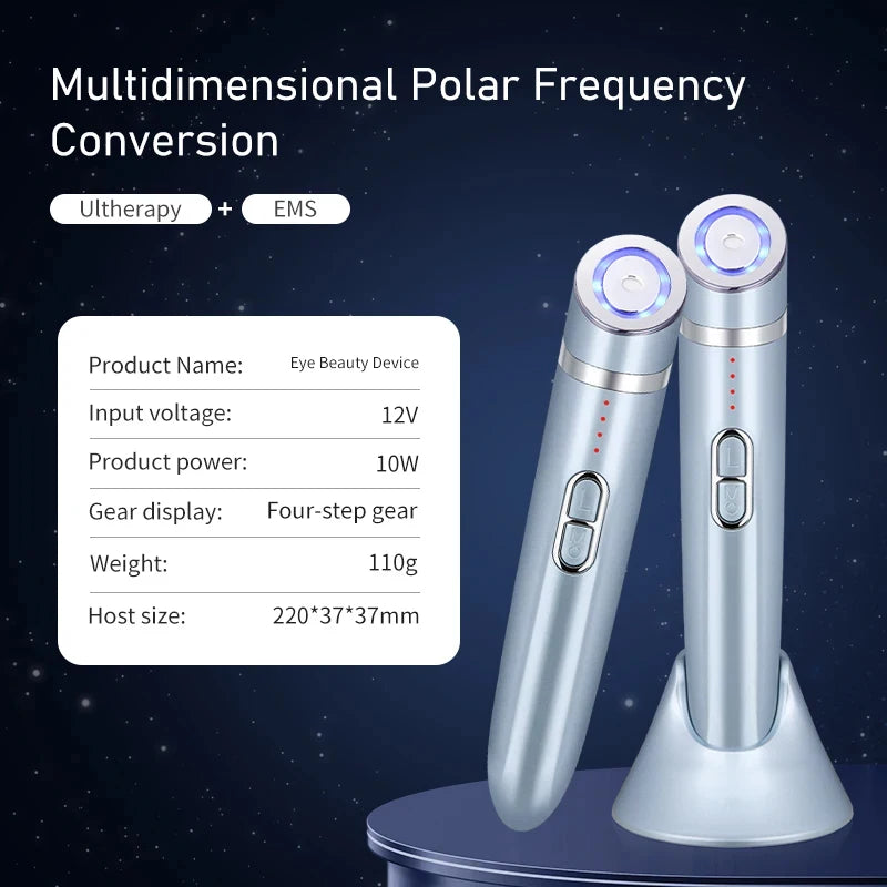 Eye Beauty Instrument  Anti Aging Device Puffiness Dark Circles Fine Lines Wrinkles Removal Device Skin Care Eyes Massager