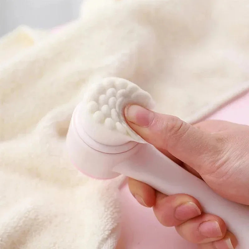 Double Sided Facial Cleansing Brush Manual Face Wash Brush Soft Bristles Silicone Exfoliator Deep Pore Cleaning Blackhead Remove