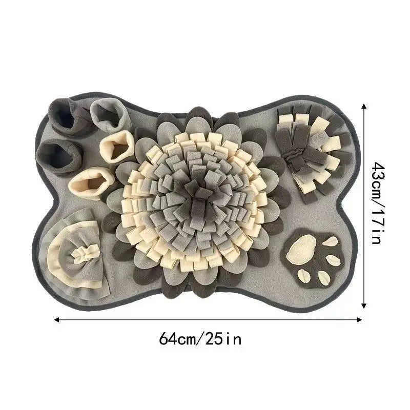 Pet Dog Snuffle Mat, Interactive Sniff Mat Feeding Mat for Dogs, Slow Feeder Dog Treat Mat for Stress Relief, Dog Birthday Gift