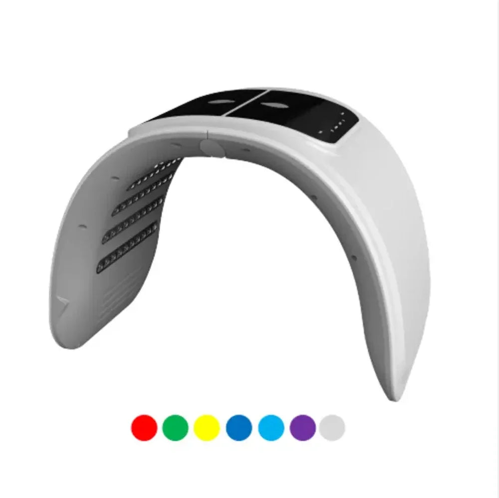 7 Colors PDT LED Mask 2025 Professional Facial Red Light Therapy Face Lift Anti Wrinkle Beauty Machine Skin Rejuvenation Device
