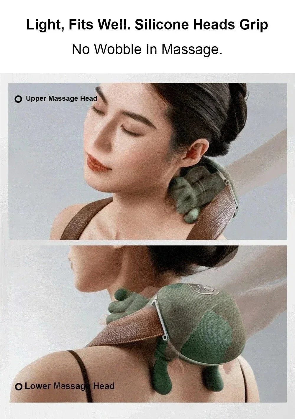New Shoulder and Neck Massager, Fully Automatic Charging Finger Press Hand Massager (Without Heating)