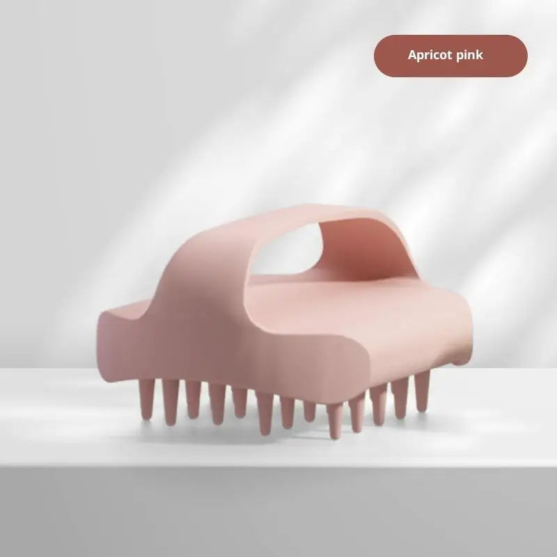 Shampoo Brush Head Scalp Massage Comb With Handle Hair Washing Comb Body Massage Brush Bath Shower Brush Salon Hairdressing Tool