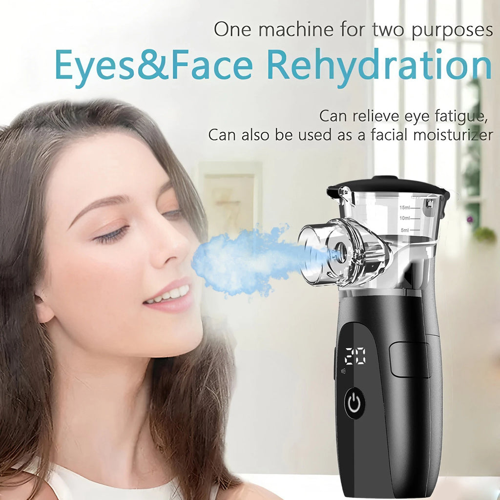 Mini Portable Facial Steamer - Nano Cold Spray Hydrating Apparatus Beauty Humidifier for Skincare