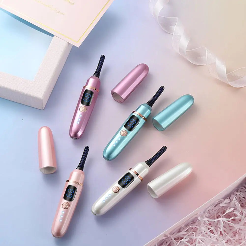 Heated Eyelash Curler With Battery  Electric Eyelash Curler, USB Rechargeable Makeup Tools, Ideal Gift For Women