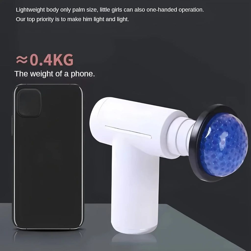 Mini Muscle Massage Gun Body Massager Deep Handheld Percussion Massager For Body Back Neck Leg Cold And Hot Compress Fascia Gun