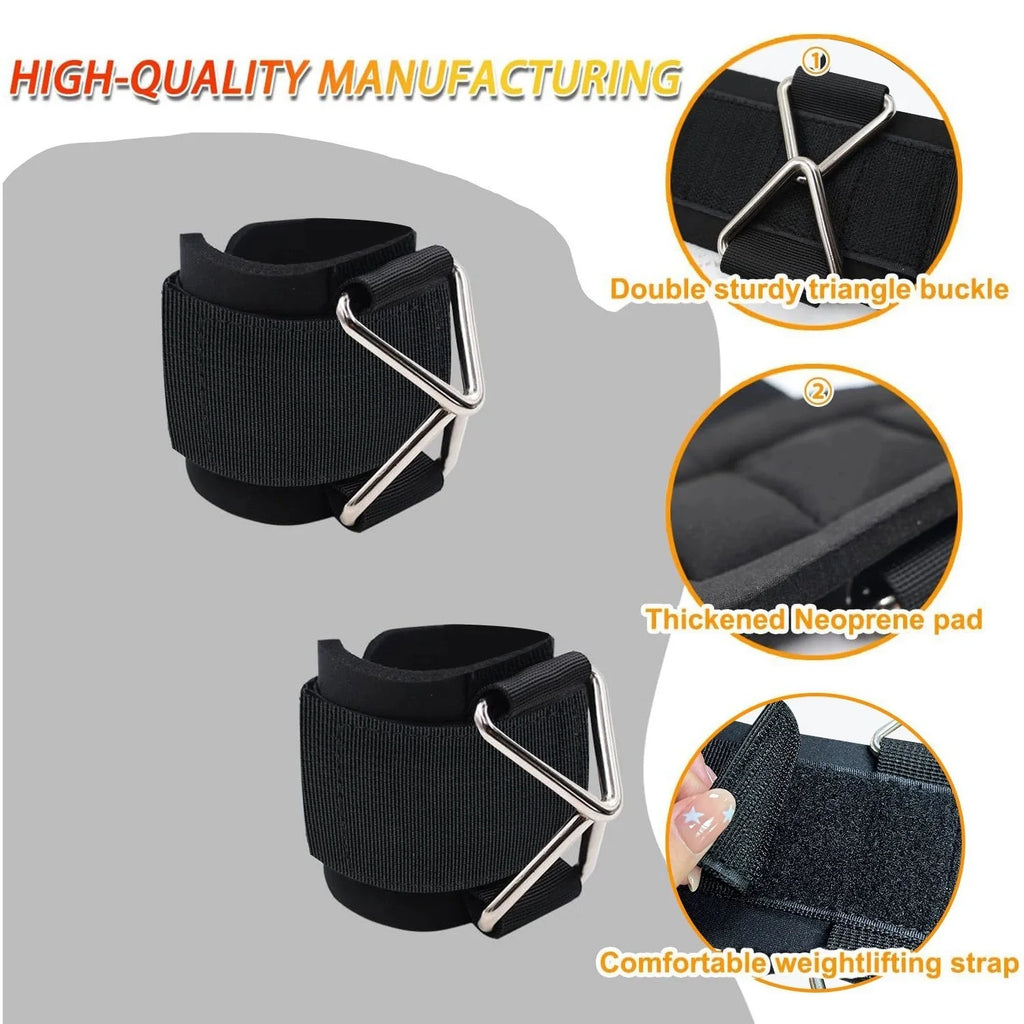 1PC Wrist Straps for Weightlifting, Straps with D Ring Deadlift Straps for Cable Machine Workout Gym Straps