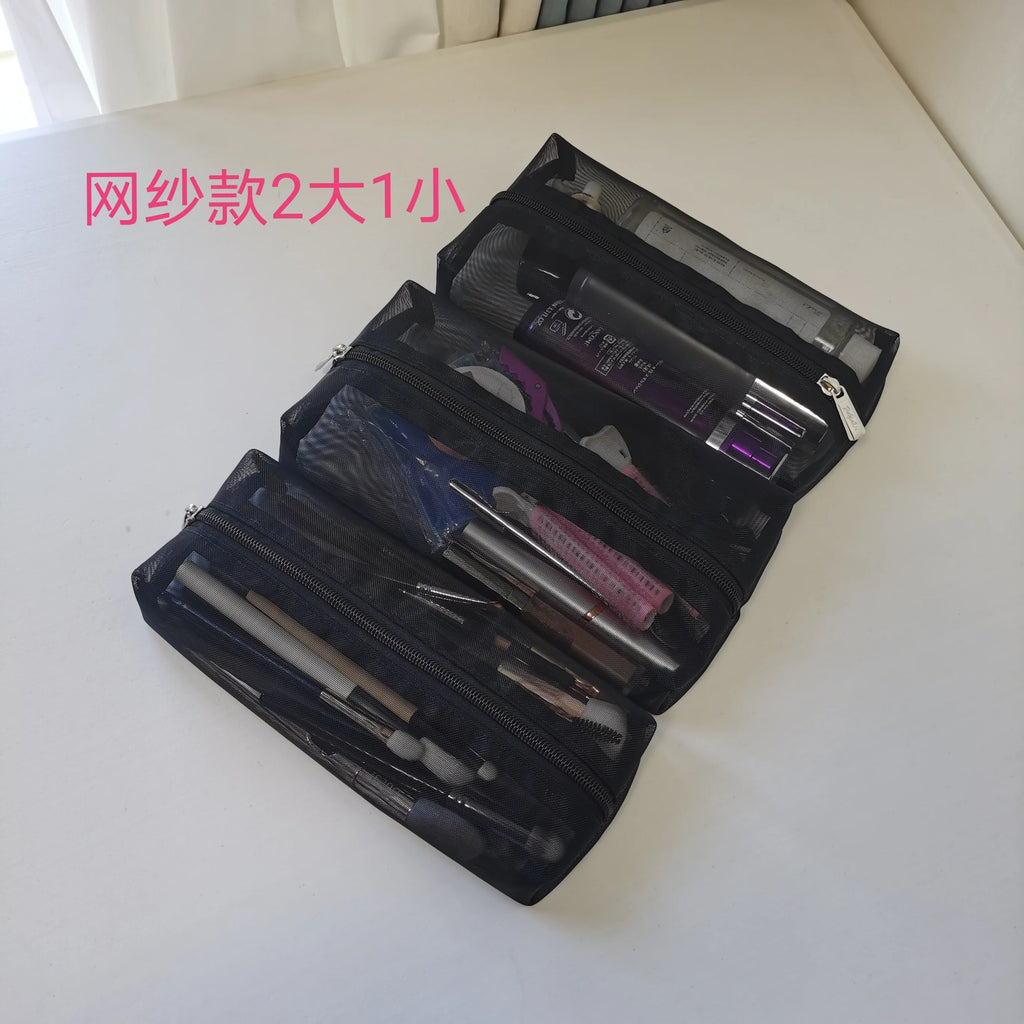 Foldable Makeup Bag Cosmetic Organizer Professional Makeup Artist Touch Up Bag