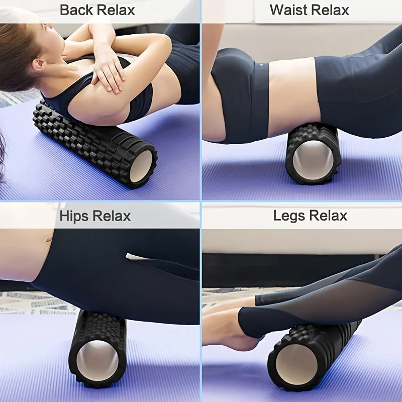 Foam Roller, EVA Muscle Roller for Yoga Pilates Back Exercise Physical Therapy 30 X 8 cm
