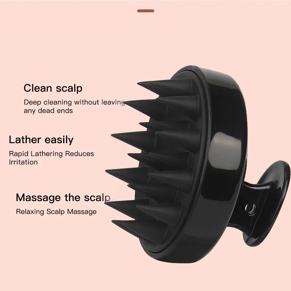 Silicone Scalp Massager Shampoo Brush Scalp Brush for Hair Growth / Dandruff Removal, Hair Scrubber Scalp Stimulator Exfoliator