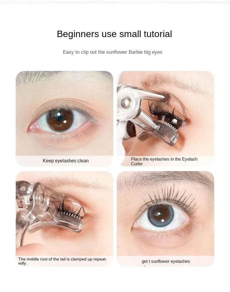 Beginner Makeup Tool Eyelash Curler Waterproof Natural False Eyelash Curler