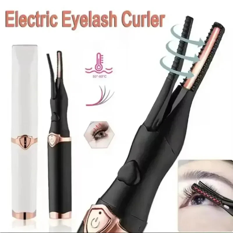 Electric Curling Eyelash Curler Anti-burn Curling Device, Pink 5D Eyelash curler
