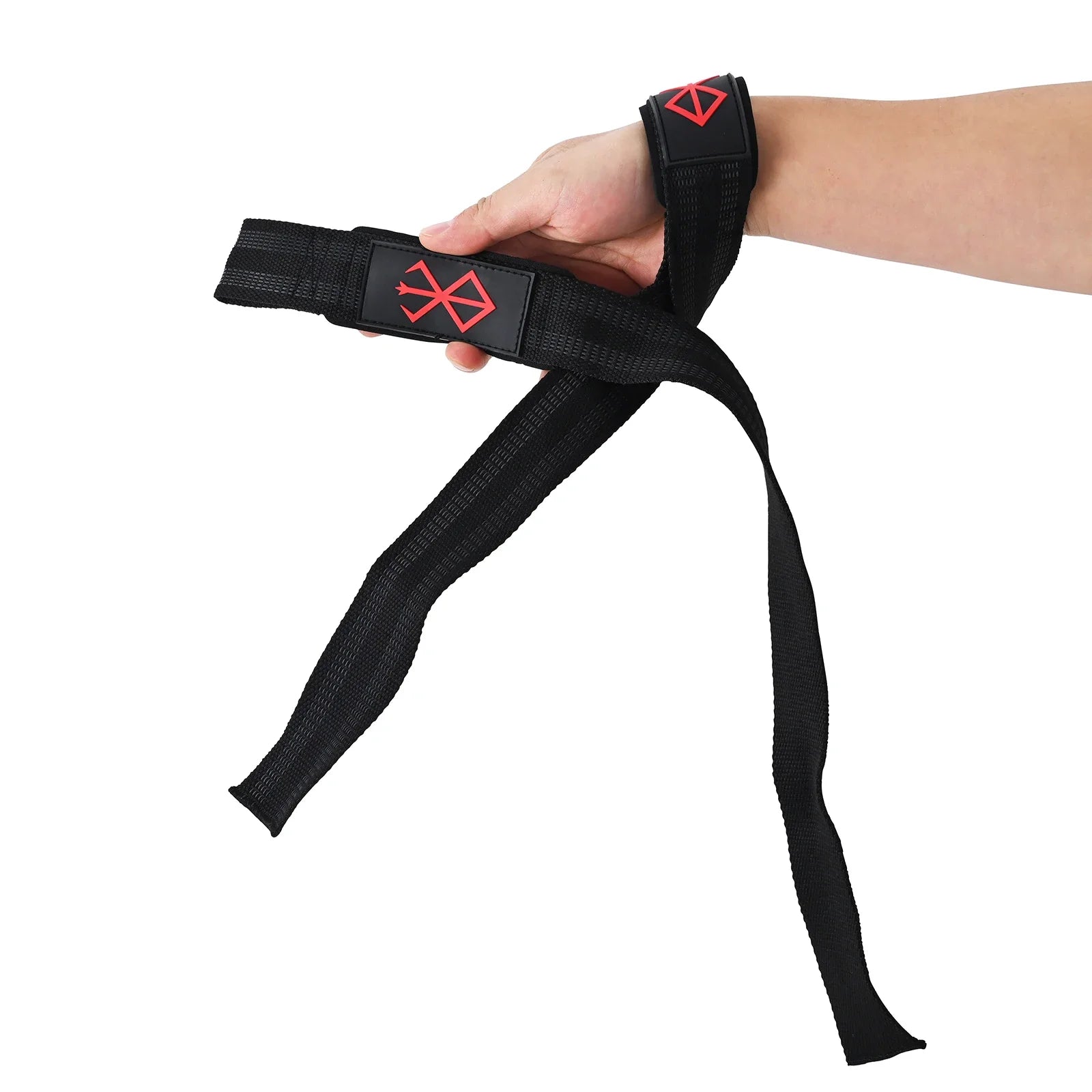 Lifting straps for weightlifting, Gym wrist straps for men women, Padded Cotton Weightlifting Straps for Bodybuilding, Powerlif