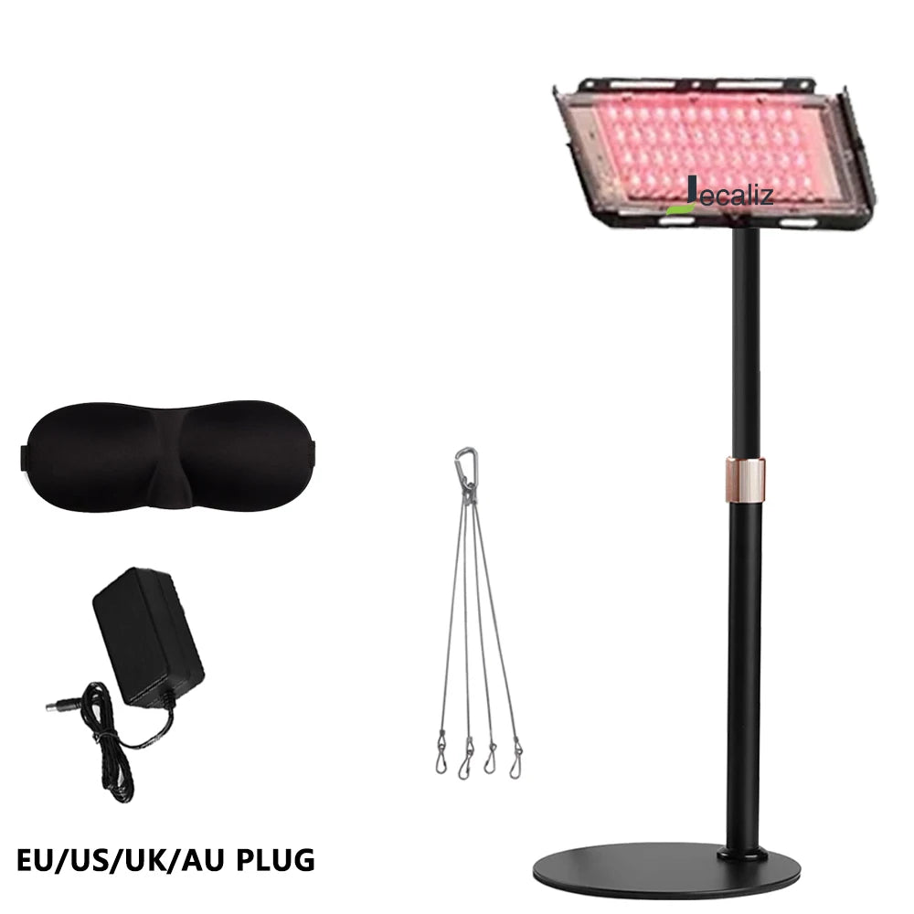 96 LEDs Red Light Therapy Lamp 660nm & 850nm for Facial Skin Care and Full Body Pain Relief