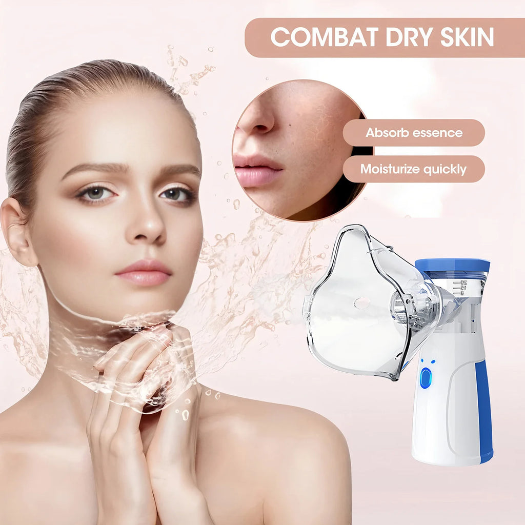Spray-head Nano Mist Sprayer Mini Handheld Hydrating Humidifier Skin Care Portable Facial Steamer Nebulizer