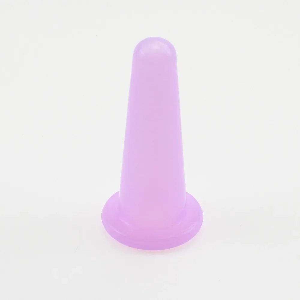 Silicone Vacuum Cupping Massage Jars Anti Cellulite Massage Facial Suction Cups Face Neck Lift Skin Scraping Guasha Anti Wrinkle