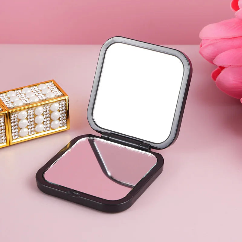 Round Mini Makeup Mirror Dustproof Small Makeup Mirror Gift For Birthday