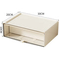 Storage Box with Drawers – Desktop Organizer, Display Case for Collectibles, Office Storage ContainerCustomizable Combination