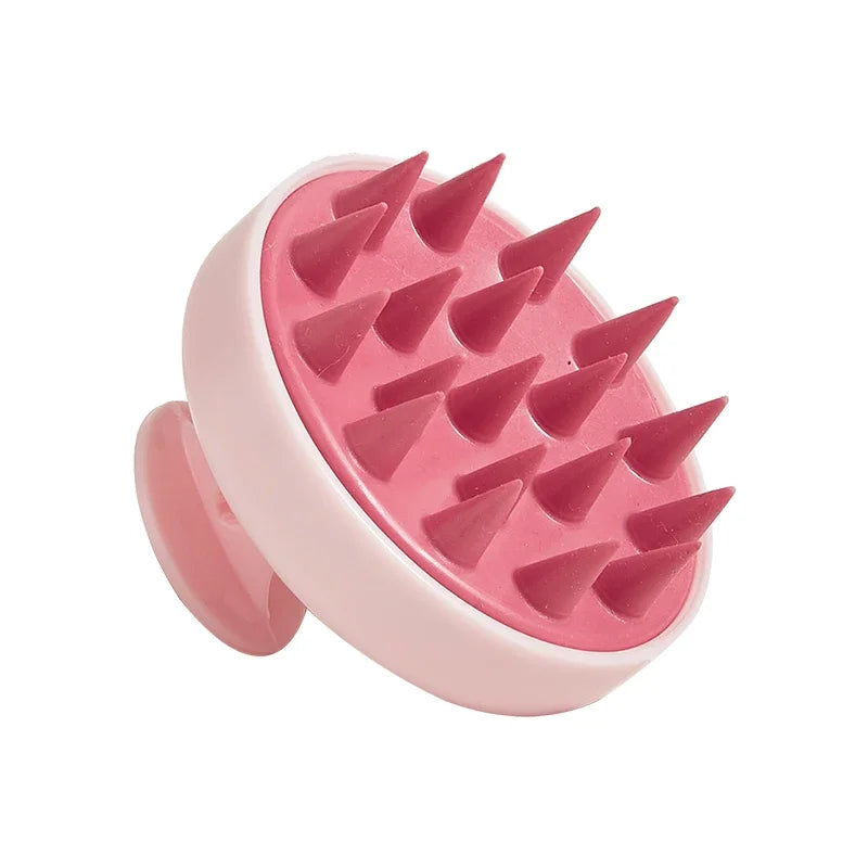 2-in-1 Silicone Scalp Massager & Shampoo Brush - Painless Hair Growth Stimulator for Shower, Gentle Head Spa Tool